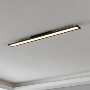 EGLO connect Salobrena-Z LED stropna svetilka, 120x10cm, črna, zatemnjen, Črna, Dnevna soba / jedilnica, Kovina, Sodobni