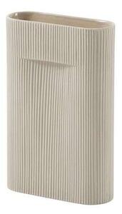 MuutoMuuto - Ridge Vase H35 Beige Muuto