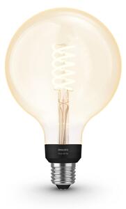 Philips HuePhilips Hue - Philips Hue Bela 7W Modra tooth Filament Ø125 E27 Philips Hue