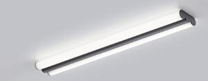 Helestra LED-ogledalo LOOM, dolžina 60 cm, črno, IP44, Črna, Kopalnica, Kovina