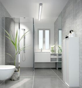 Helestra LED-ogledalo LOOM 2, dolžina 120 cm, IP44, CCT, Kovinska, Kopalnica, Plastika