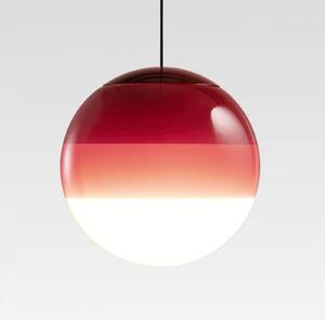 MARSET LED viseča svetilka Dipping Light, Ø 13 cm, bordo rdeča, zatemnjen, Rdeča, Dnevna soba / jedilnica, Steklo, Dizajn, Globus