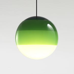 MARSET LED viseča svetilka Dipping Light Ø 13 cm zelena, zatemnjen, Zelena, Dnevna soba / jedilnica, Steklo, Dizajn, Globus