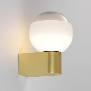 MARSET LED stenska svetilka Dipping Light A1, bela/zlata, zatemnjen, Zlata / medeninasta, Dnevna soba / jedilnica, Kovina, Dizajn, Globus