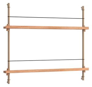 MoebeMoebe - Magazine Shelving Oak/Warm Grey Moebe