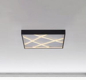 JUST LIGHT. GmbH LED stropna svetilka Mikado, 50 x cm, črna, zatemnjen, Črna, Dnevna soba / jedilnica, Kovina, Sodobni