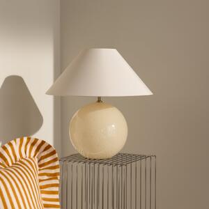 Globen Lighting namizna svetilka IRIS, krem, višina 45 cm, Bež, Dnevna soba / jedilnica, Tkanine / tekstil, Skandinavski