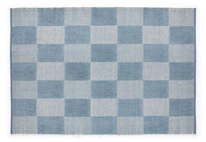 HAYHAY - Check Rug Small Check 140x200 Light Blue HAY