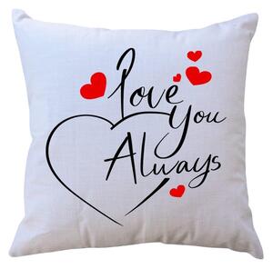 JAKS Blazina 40 x 40 cm Vzorec: Love you always