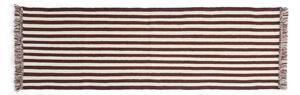 HAYHAY - Stripes and Stripes Wool Rug 200x60 Cream HAY