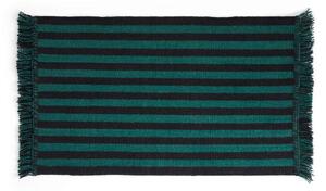 HAYHAY - Stripes and Stripes Wool Rug 95x52 Green HAY