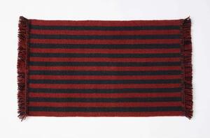 HAYHAY - Stripes and Stripes Wool Rug 95x52 Cherry HAY