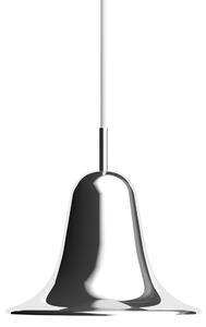 Verpan VERPAN viseča svetilka Pantop, krom, Ø 23 cm, kovina, E14, zatemnjen, Kovinska, Dnevna soba / jedilnica, Kovina, Dizajn