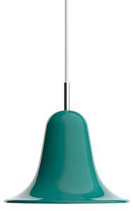 Verpan VERPAN viseča svetilka Pantop, temno modro-zelena, Ø 23 cm, zatemnjen, Zelena, Dnevna soba / jedilnica, Kovina, Dizajn