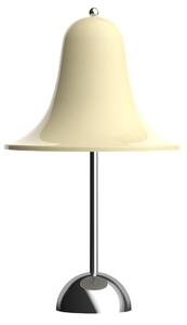 Verpan VERPAN LED-akumulatorska namizna svetilka Pantop, kremasto bela, višina 30 cm, zatemnjen, Dnevna soba / jedilnica, Plastika, Dizajn