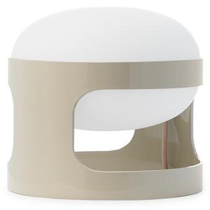 Kartell namizna svetilka KD28, siva, Ø 25 cm, E14-LED, Siva, Dnevna soba / jedilnica, Plastika, Dizajn