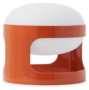 Kartell namizna svetilka KD28, oranžna, Ø 25 cm, E14-LED, Oranžna, Dnevna soba / jedilnica, Plastika, Dizajn