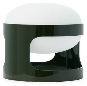 Kartell namizna svetilka KD28, gozdno zelena, Ø 25 cm, E14-LED, Zelena, Dnevna soba / jedilnica, Plastika, Dizajn