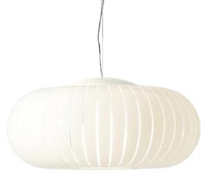 Kartell viseča svetilka Teresa, bela, Ø 50 cm, E27-LED, Bela, Dnevna soba / jedilnica, Plastika, Dizajn