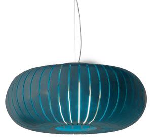 Kartell viseča svetilka Teresa, petrol, Ø 50 cm, E27-LED, Modra, Dnevna soba / jedilnica, Plastika, Dizajn
