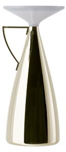 Kartell LED-akumulatorska namizna svetilka Camomille, krem, višina 24 cm, zatemnjen, Bež, Dnevna soba / jedilnica, Plastika, Dizajn