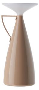 Kartell LED-akumulatorska namizna svetilka Camomille, bež, višina 24 cm, zatemnjen, Bež, Dnevna soba / jedilnica, Plastika, Dizajn