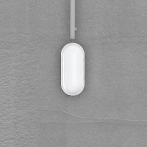 MEGATRON LED zunanja stenska svetilka Zella Neo XL senzor, bela, IP54, zatemnjen, Bela, Hodnik, Plastika