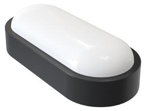 MEGATRON LED zunanja stenska svetilka Zella Neo XL, črna, IP54, zatemnjen, Črna, Hodnik, Plastika