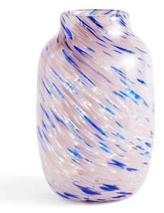 HAYHAY - Splash Vase Round Large Light Pink/Blue Hay