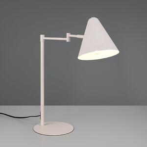 Trio Lighting Namizna svetilka Cosima, svetlo siva, višina 50 cm, kovina, Siva, Dnevna soba / jedilnica, Kovina, Sodobni