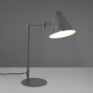 Trio Lighting Namizna svetilka Cosima, antracitna, višina 50 cm, kovina, Črna, Dnevna soba / jedilnica, Kovina, Sodobni