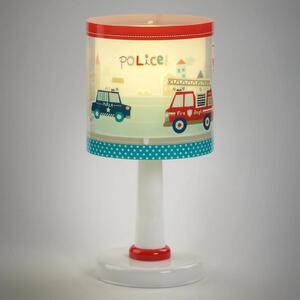 Dalber Otroška namizna svetilka Police, G4, Ø 15 cm, Bela, Otroška soba, Plastika