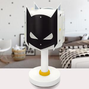 Dalber Otroška namizna svetilka Dark Hero, G4, Ø 15 cm, Črna, Otroška soba, Plastika