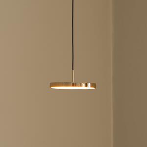UMAGE LED-visoka svetilka Asteria Micro, polirano medenino, Ø 15 cm, zatemnjen, Zlata / medeninasta, Dnevna soba / jedilnica, Kovina, Dizajn