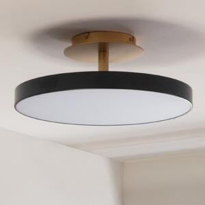 UMAGE LED stropna svetilka Asteria UP PLUS, antracit Ø 60 cm CCT, zatemnjen, Črna, Dnevna soba / jedilnica, Kovina, Dizajn