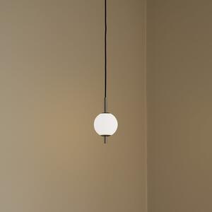 UMAGE LED obesna svetilka Audrey, jeklena barva, 1-žarnica, Ø 12 cm, zatemnjen, Kovinska, Dnevna soba / jedilnica, Kovina, Dizajn, Globus