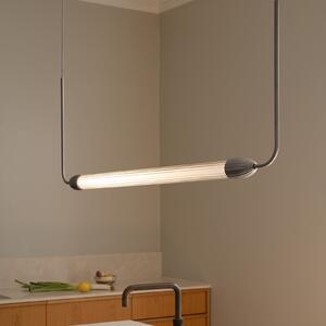 UMAGE viseča svetilka LEMON SQUEEZE LINEAR, jeklo, 138 cm, GU10, zatemnjen, Kovinska, Dnevna soba / jedilnica, Kovina, Dizajn