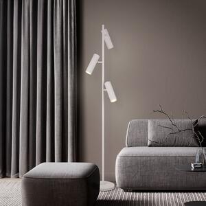 Trio Lighting Stojna svetilka Soka, svetlo siva, višina 150 cm, kovina, 3-delna., Siva, Dnevna soba / jedilnica, Kovina, Sodobni
