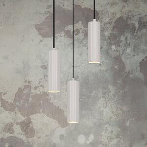 Trio Lighting Visoka svetilka Soka, svetlo siva, Ø 28 cm, kovina, 3-svetilna., zatemnjen, Siva, Dnevna soba / jedilnica, Kovina, Sodobni