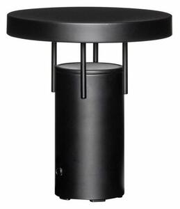 Hübsch HÜBSCH LED-akumulatorska namizna svetilka BringMe Mini, črna mat, 20 cm, zatemnjen, Črna, Kovina, Sodobni