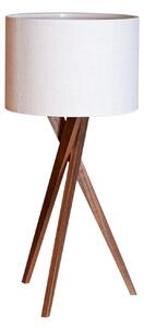By Rydéns Namizna svetilka Vega znamke Rydens, oreh/bela, 55 cm, les, tekstil, Bela, Dnevna soba / jedilnica, Les