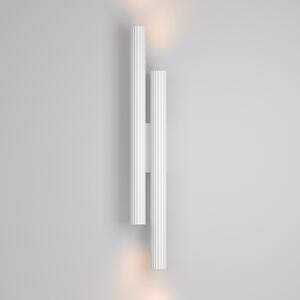 Maytoni LED stenska svetilka Calipso, bela, višina 49 cm, kovina, 4-žarek, Bela, Dnevna soba / jedilnica, Aluminij, Sodobni