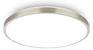 Briloner LED stropna svetilka Kaida mat nikl, Ø 30 cm, EEK A, 4.000 K, Kovinska, Študija / pisarna, Kovina