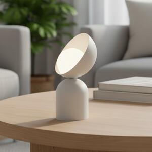 EMIBIG LIGHTING Namizna svetilka Boto LN1, bež, jeklo/steklo, višina 31 cm, G9, Bež, Dnevna soba / jedilnica, Kovina, Sodobni