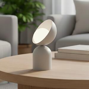 EMIBIG LIGHTING Namizna svetilka Boto LN1, siva, jeklo/steklo, višina 31 cm, G9, Siva, Dnevna soba / jedilnica, Kovina, Sodobni
