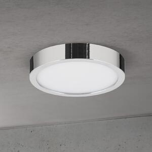 ORION LED stropna svetilka Disc, krom barva, Ø 14 cm, CCT, kovina, zatemnjen, Kovinska, Dnevna soba / jedilnica, Aluminij, Sodobni