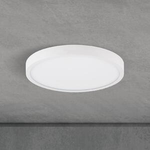 ORION LED stropna svetilka Disc, bela Ø 24 cm, CCT, kovina/plastika, zatemnjen, Bela, Dnevna soba / jedilnica, Aluminij, Sodobni