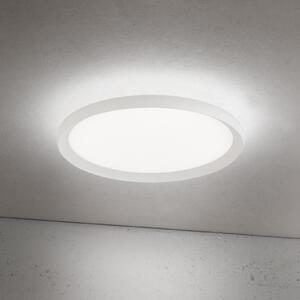 ORION LED stropna svetilka Kant, Ø 40 cm, bela, CCT, kovina/plastika, zatemnjen, Bela, Dnevna soba / jedilnica, Aluminij, Sodobni