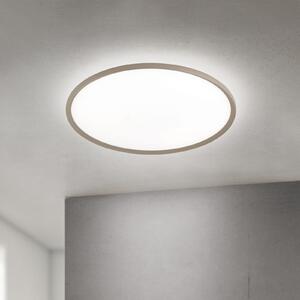 ORION LED stropna svetilka Kant, Ø 80 cm, kaki, CCT, kovina/plastika, zatemnjen, Zelena, Dnevna soba / jedilnica, Aluminij, Sodobni