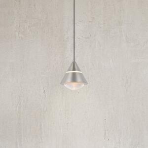 Trio Lighting LED obesna svetilka Romeo, Ø 14 cm, nikljeva barva, kovina, CCT, Kovinska, Dnevna soba / jedilnica, Kovina, Sodobni